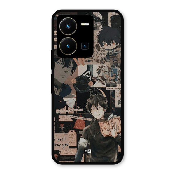 Yuno Collage Metal Back Case for Vivo Y35