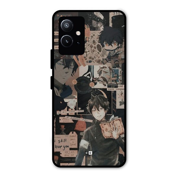 Yuno Collage Metal Back Case for Vivo Y75 5G