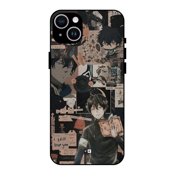 Yuno Collage Metal Back Case for iPhone 14 Plus