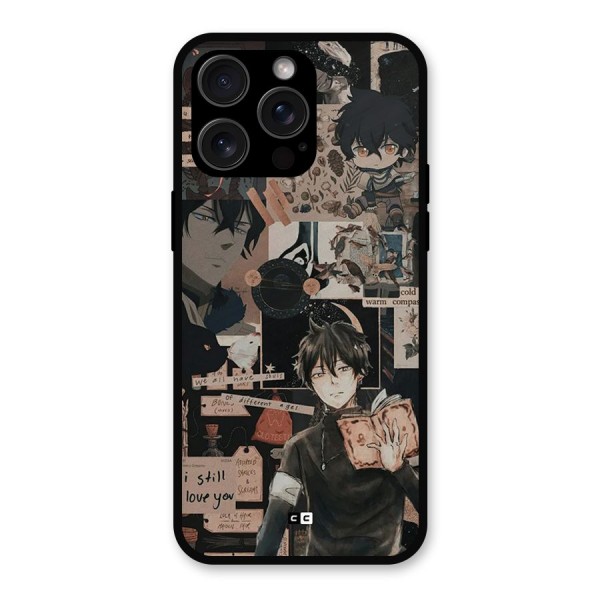 Yuno Collage Metal Back Case for iPhone 15 Pro Max