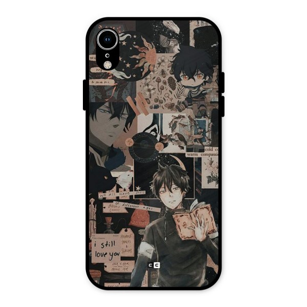 Yuno Collage Metal Back Case for iPhone XR