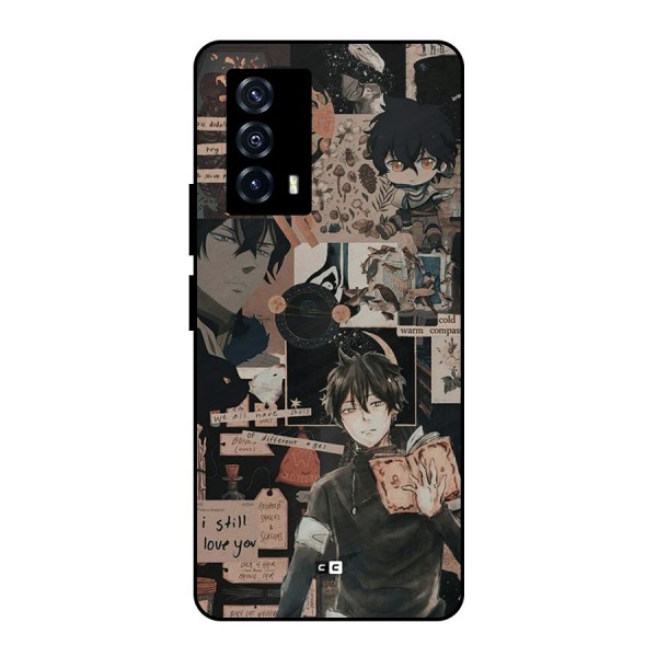 Yuno Collage Metal Back Case for iQOO Z5