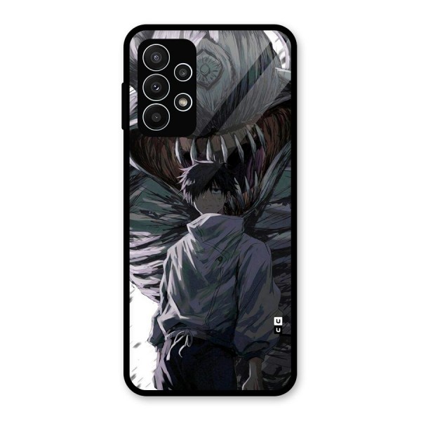 Yuta Strongest Curse User Glass Back Case for Galaxy A23