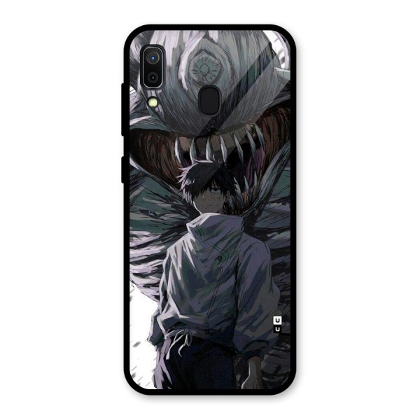 Yuta Strongest Curse User Glass Back Case for Galaxy A30