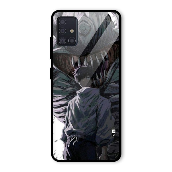 Yuta Strongest Curse User Glass Back Case for Galaxy A51