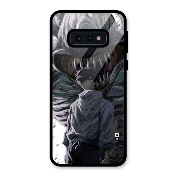 Yuta Strongest Curse User Glass Back Case for Galaxy S10e