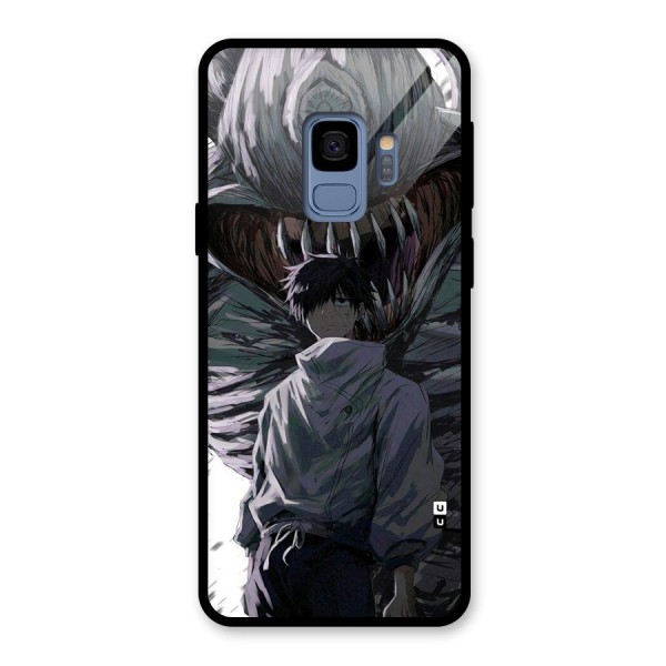 Yuta Strongest Curse User Glass Back Case for Galaxy S9