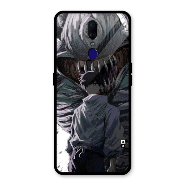 Yuta Strongest Curse User Glass Back Case for Oppo F11