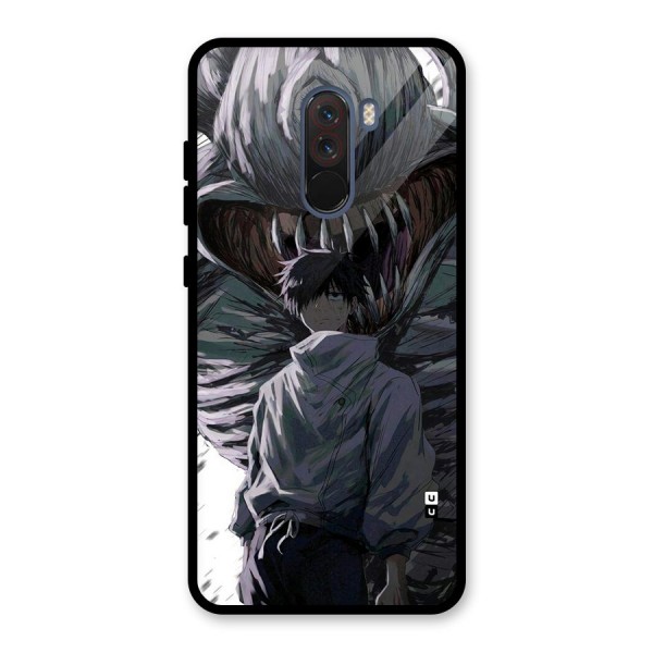 Yuta Strongest Curse User Glass Back Case for Poco F1