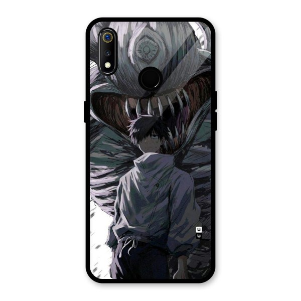 Yuta Strongest Curse User Glass Back Case for Realme 3