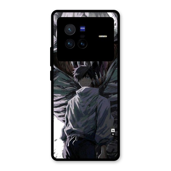 Yuta Strongest Curse User Glass Back Case for Vivo X80