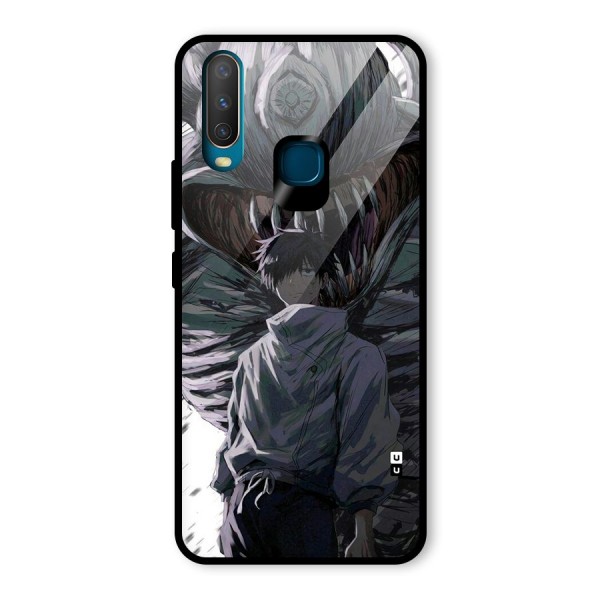 Yuta Strongest Curse User Glass Back Case for Vivo Y12