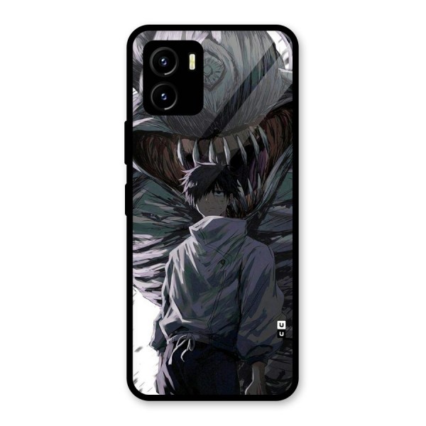 Yuta Strongest Curse User Glass Back Case for Vivo Y15s