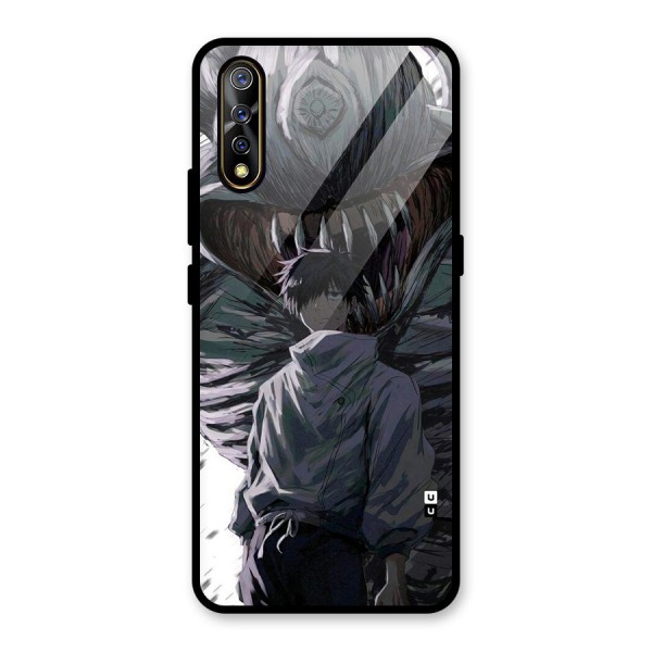 Yuta Strongest Curse User Glass Back Case for Vivo Z1x