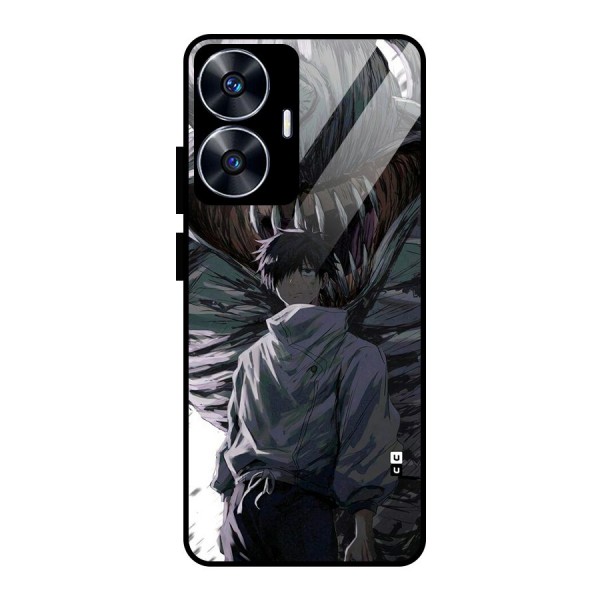 Yuta Strongest Curse User Glass Back Case for realme C55