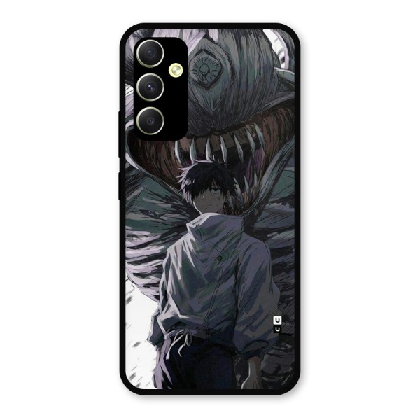 Yuta Strongest Curse User Metal Back Case for Galaxy A34