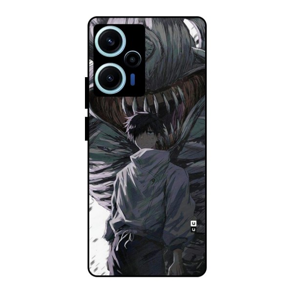 Yuta Strongest Curse User Metal Back Case for Poco F5