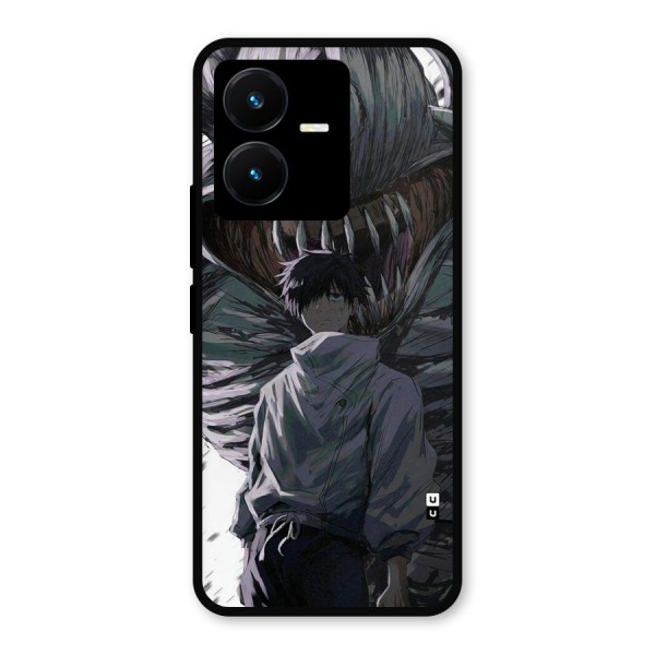 Yuta Strongest Curse User Metal Back Case for Vivo Y22s