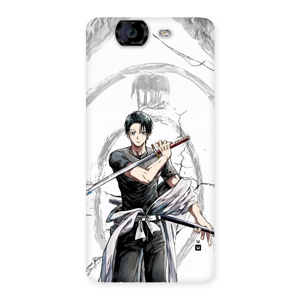 Yuta With Katana Back Case for Canvas Knight A350