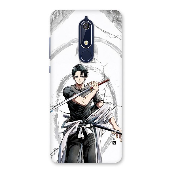 Yuta With Katana Back Case for Nokia 5.1