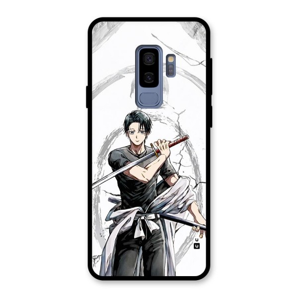 Yuta With Katana Glass Back Case for Galaxy S9 Plus