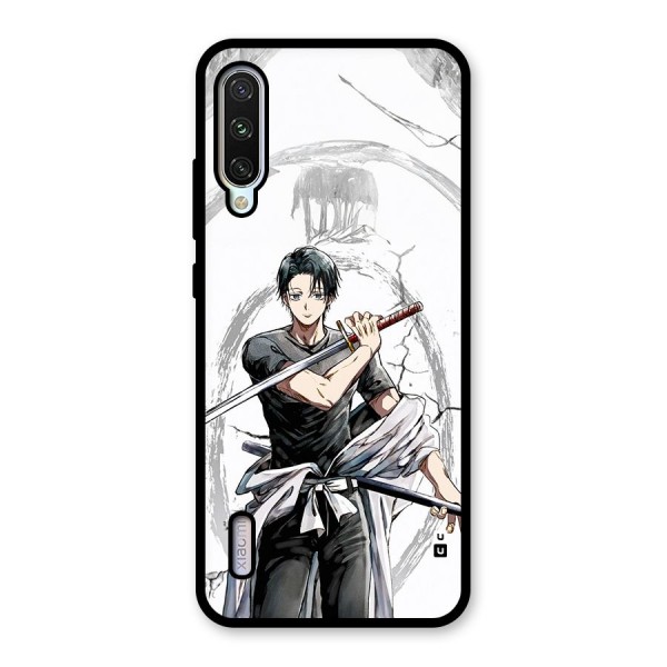 Yuta With Katana Glass Back Case for Mi A3