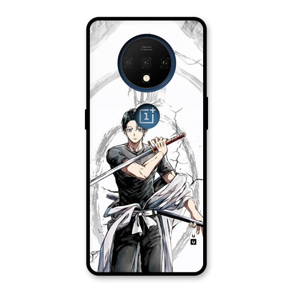 Yuta With Katana Glass Back Case for OnePlus 7T