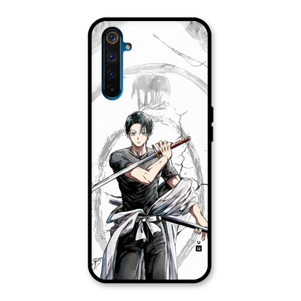 Yuta With Katana Glass Back Case for Realme 6 Pro