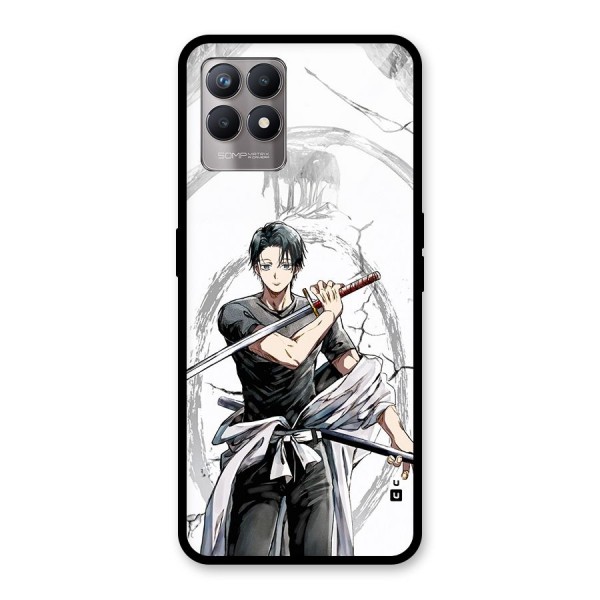 Yuta With Katana Glass Back Case for Realme 8i