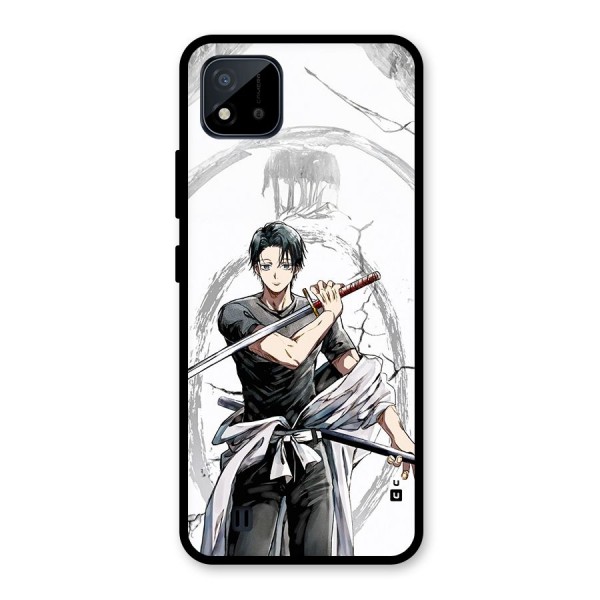 Yuta With Katana Glass Back Case for Realme C11 2021