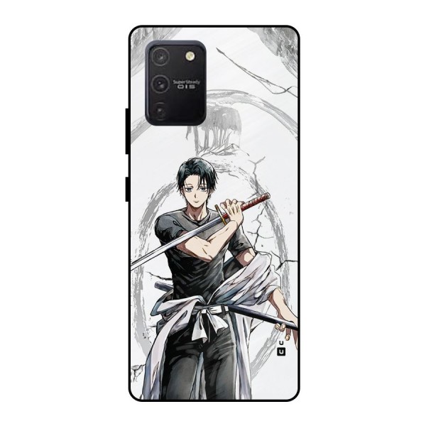 Yuta With Katana Metal Back Case for Galaxy S10 Lite