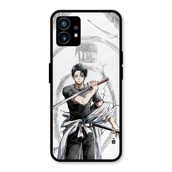 Yuta With Katana Metal Back Case for Nothing Phone 1