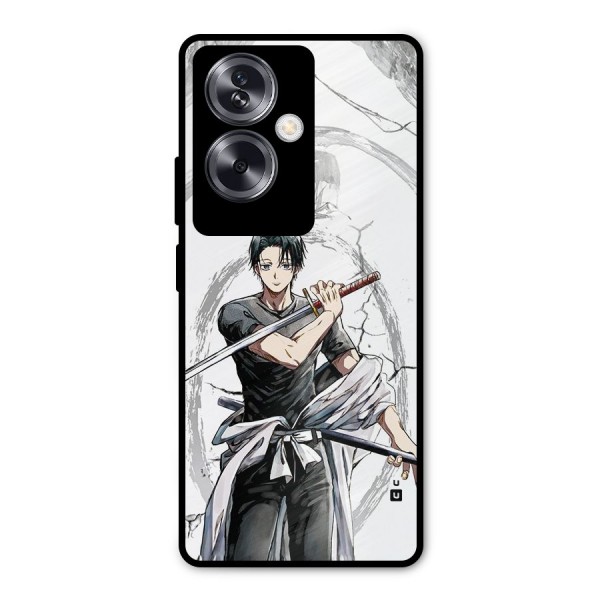 Yuta With Katana Metal Back Case for Oppo A79 5G