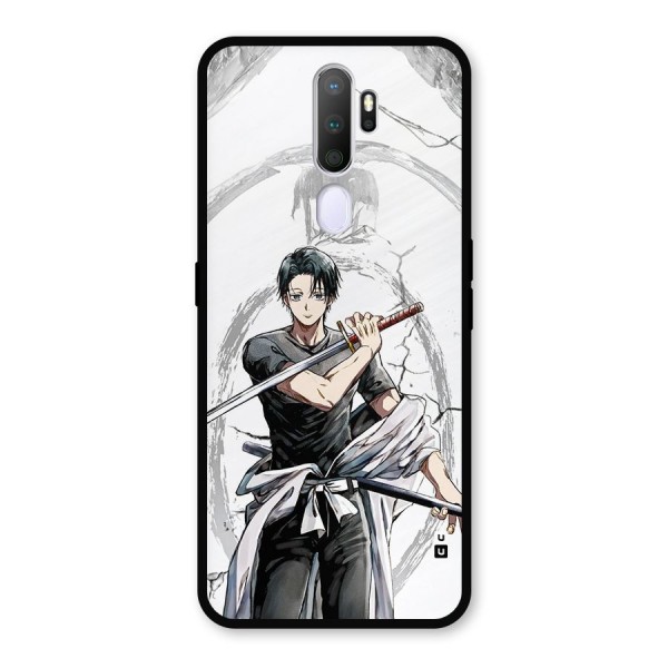 Yuta With Katana Metal Back Case for Oppo A9 (2020)