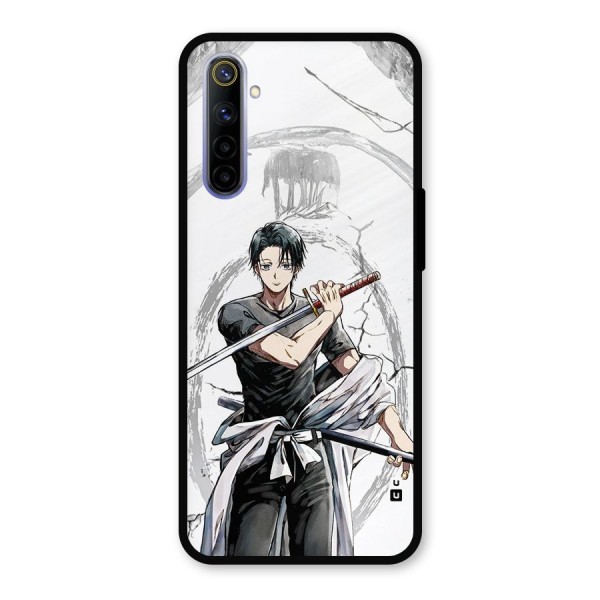 Yuta With Katana Metal Back Case for Realme 6