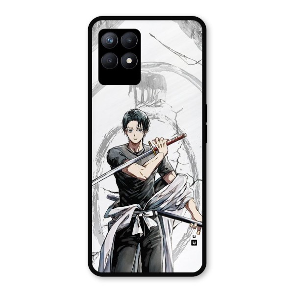 Yuta With Katana Metal Back Case for Realme 8i