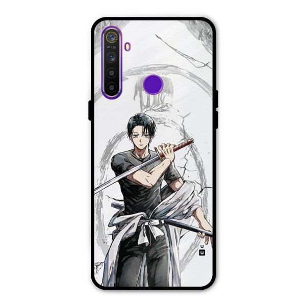 Yuta With Katana Metal Back Case for Realme Narzo 10