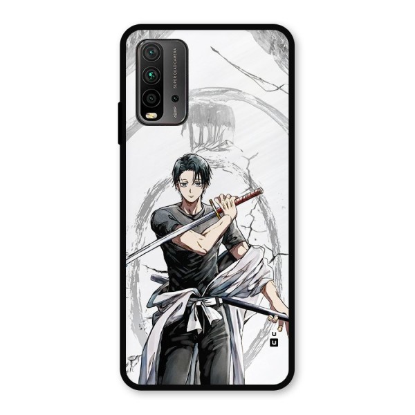 Yuta With Katana Metal Back Case for Redmi 9 Power