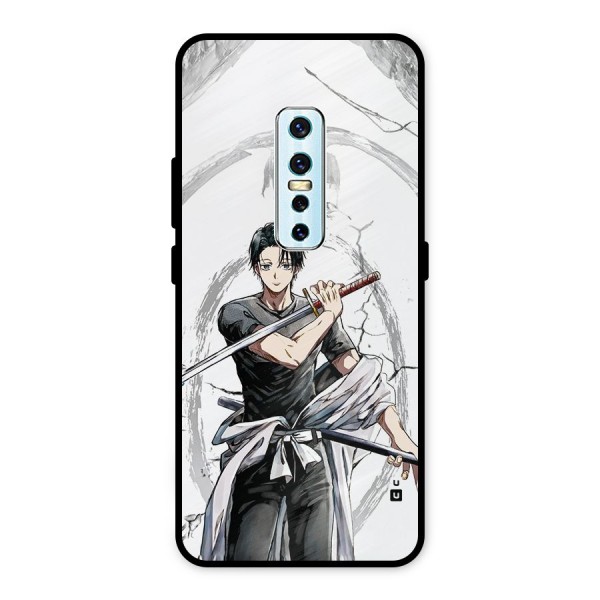 Yuta With Katana Metal Back Case for Vivo V17 Pro