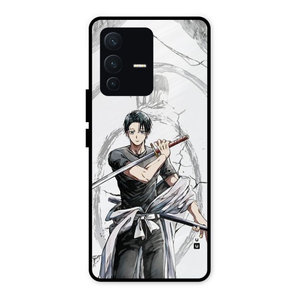 Yuta With Katana Metal Back Case for Vivo V23 5G