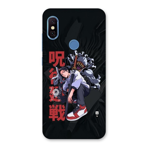 Yuta With Rika Back Case for Redmi Note 6 Pro