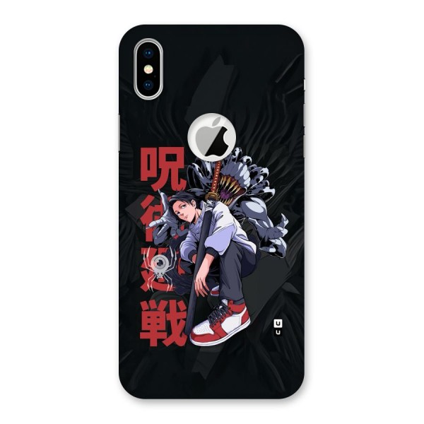 Yuta With Rika Back Case for iPhone XS Logo Cut