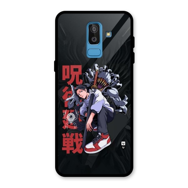 Yuta With Rika Glass Back Case for Galaxy J8