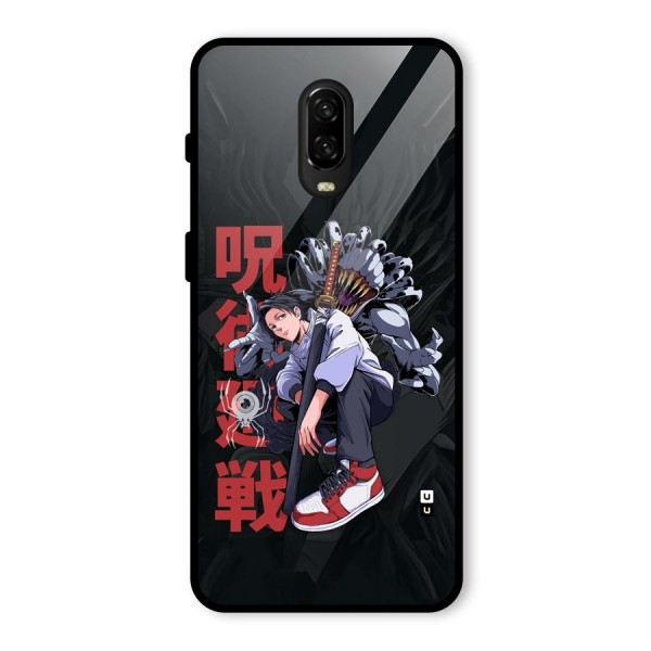 Yuta With Rika Glass Back Case for OnePlus 6T