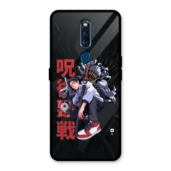 Yuta With Rika Glass Back Case for Oppo F11 Pro