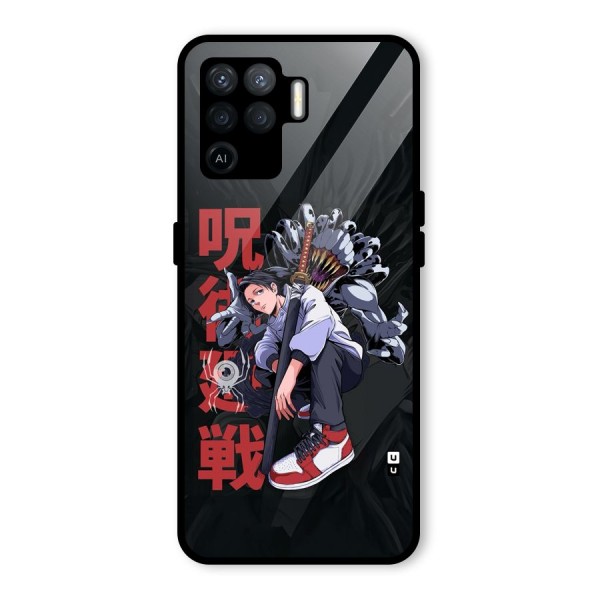 Yuta With Rika Glass Back Case for Oppo F19 Pro