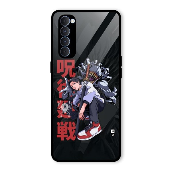 Yuta With Rika Glass Back Case for Oppo Reno4 Pro