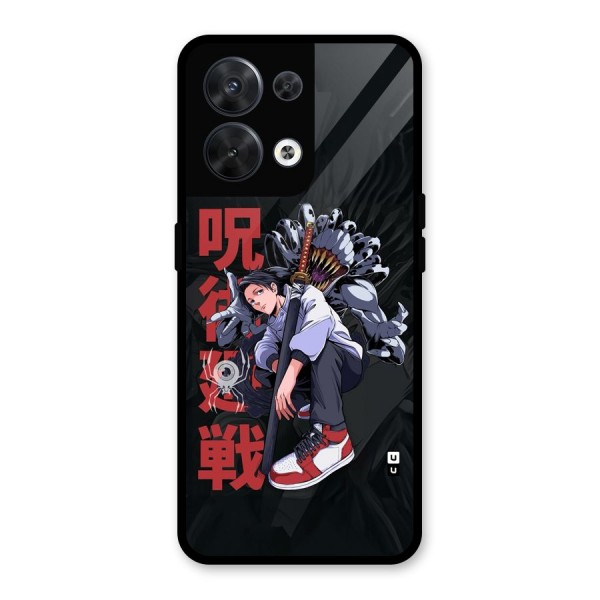 Yuta With Rika Glass Back Case for Oppo Reno8 5G