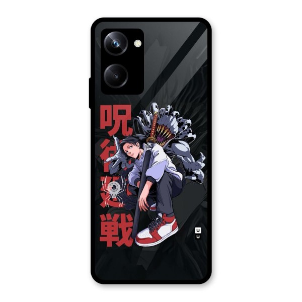 Yuta With Rika Glass Back Case for Realme 10 Pro