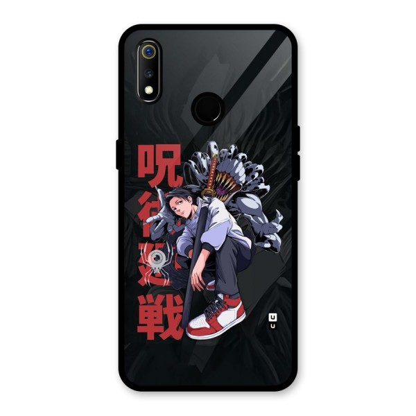 Yuta With Rika Glass Back Case for Realme 3